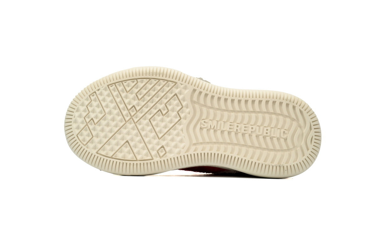 Smilerepublic Red Canvas Cap-Toe Sneakers