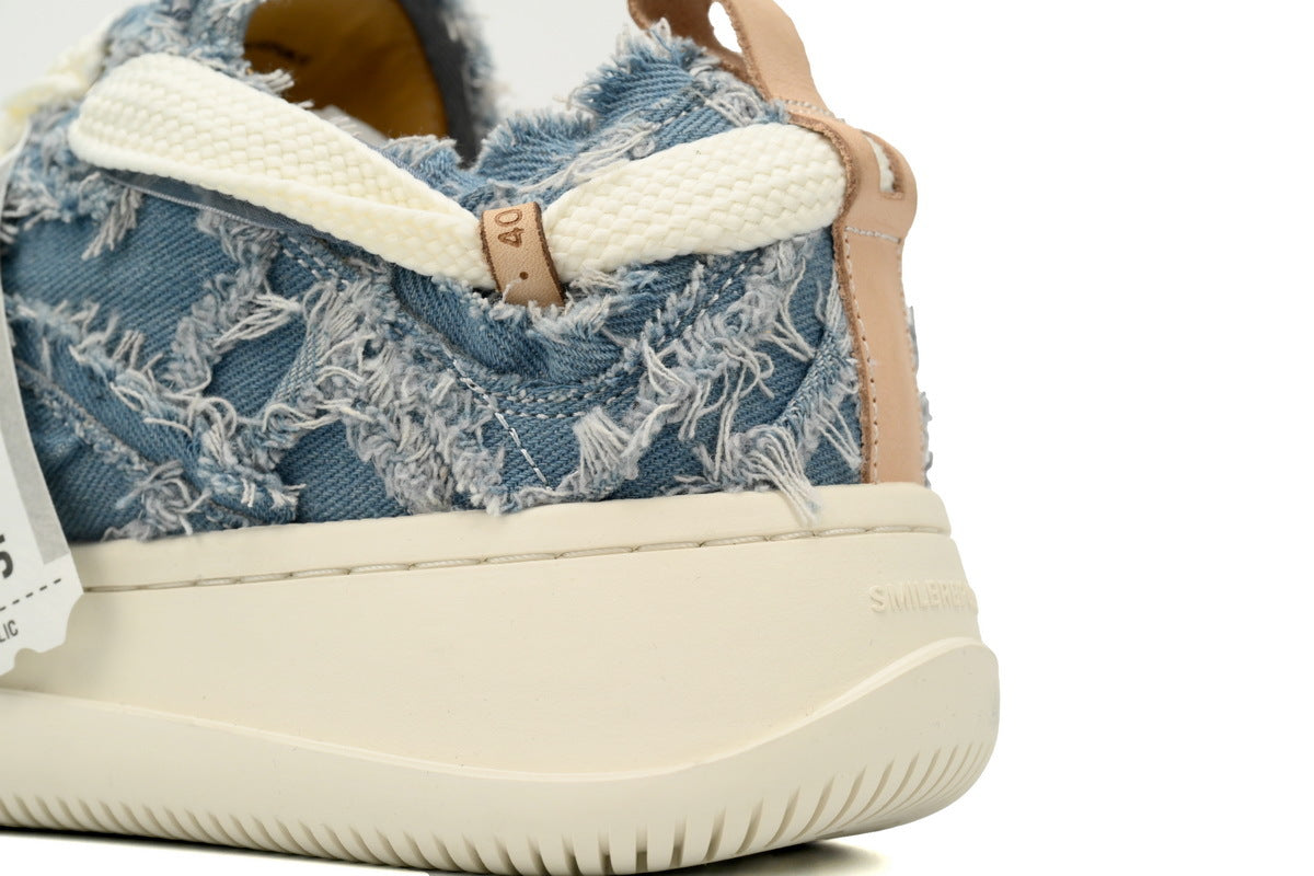 Smilerepublic Canvas Sneakers – Washed Light Blue