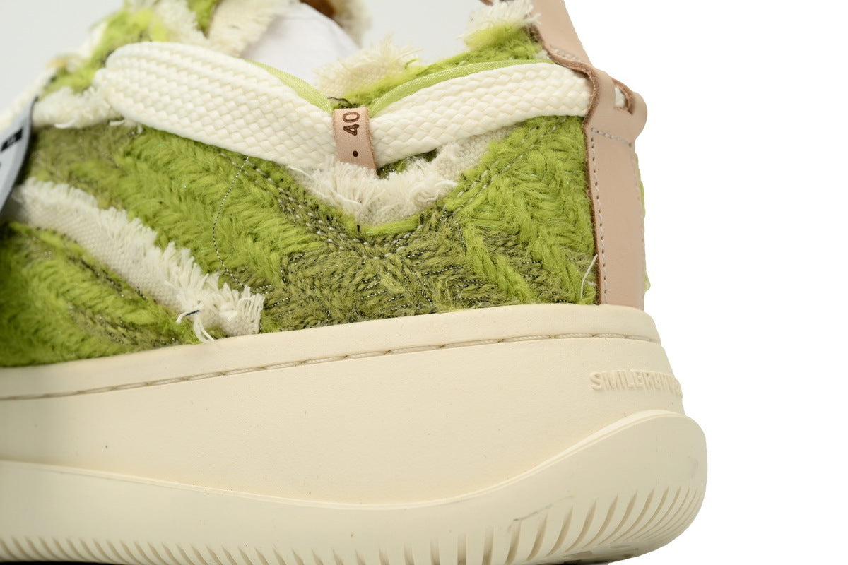 Smilerepublic Olive Green Canvas Cap-Toe Sneakers