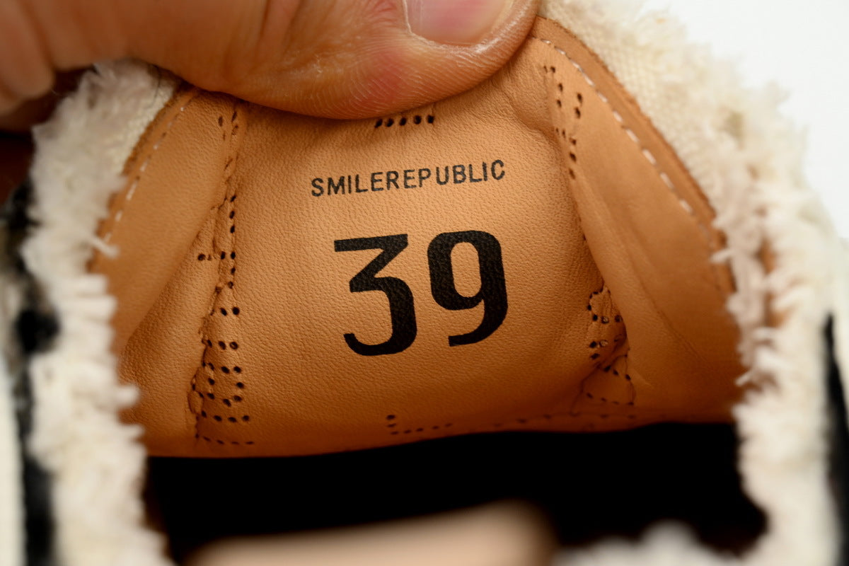 Smilerepublic Canvas Sneakers – Black/White Two-Tone