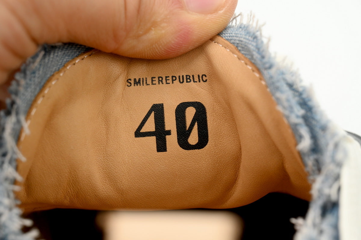 Smilerepublic Canvas Sneakers – Washed Light Blue