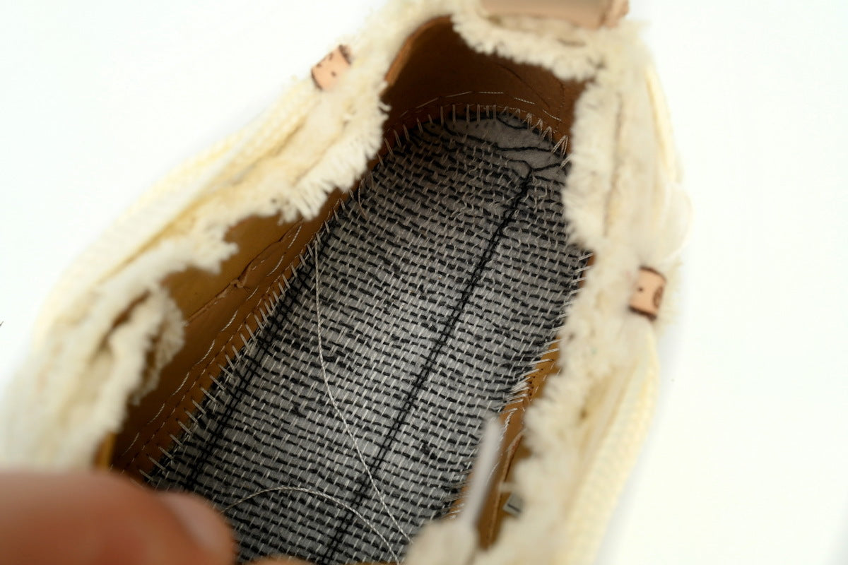 Smilerepublic Cream Canvas Cap-Toe Sneakers