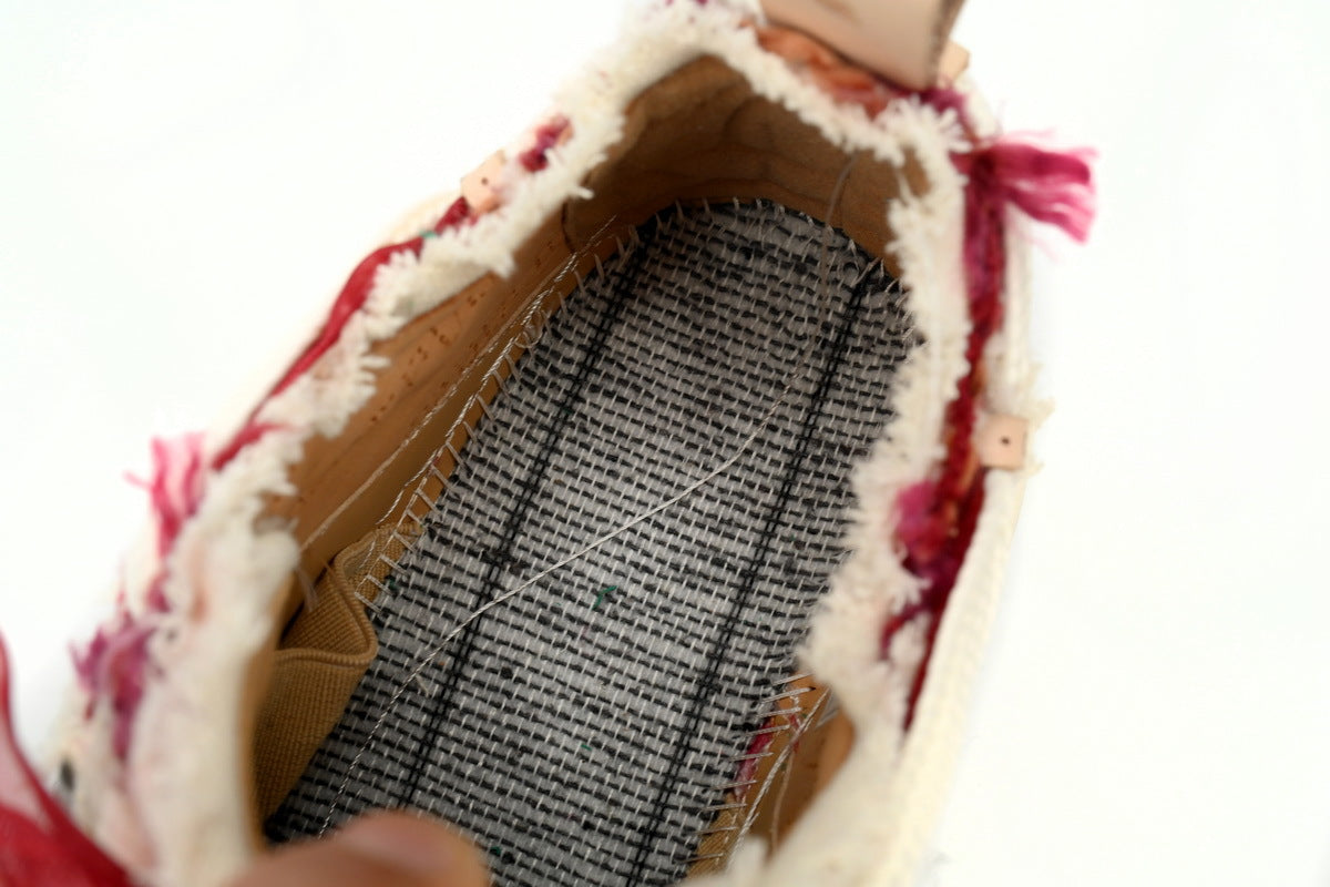 Smilerepublic Platform Canvas Sneakers – Red/White Ticket Tag