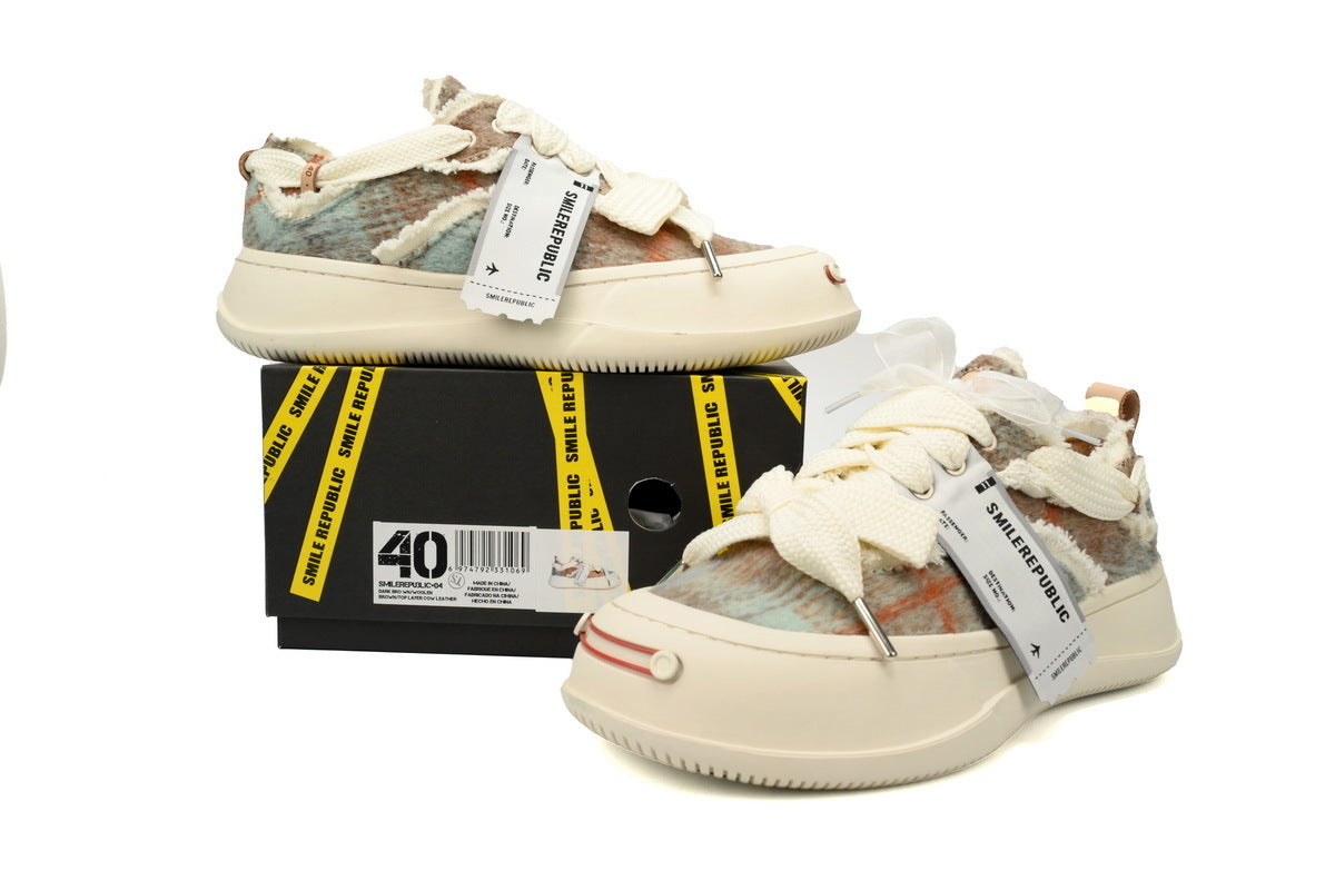 Smilerepublic Multicolor Canvas Cap-Toe Sneakers