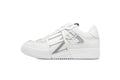Valentino Garavani VL7N White & Silver Calfskin Sneakers