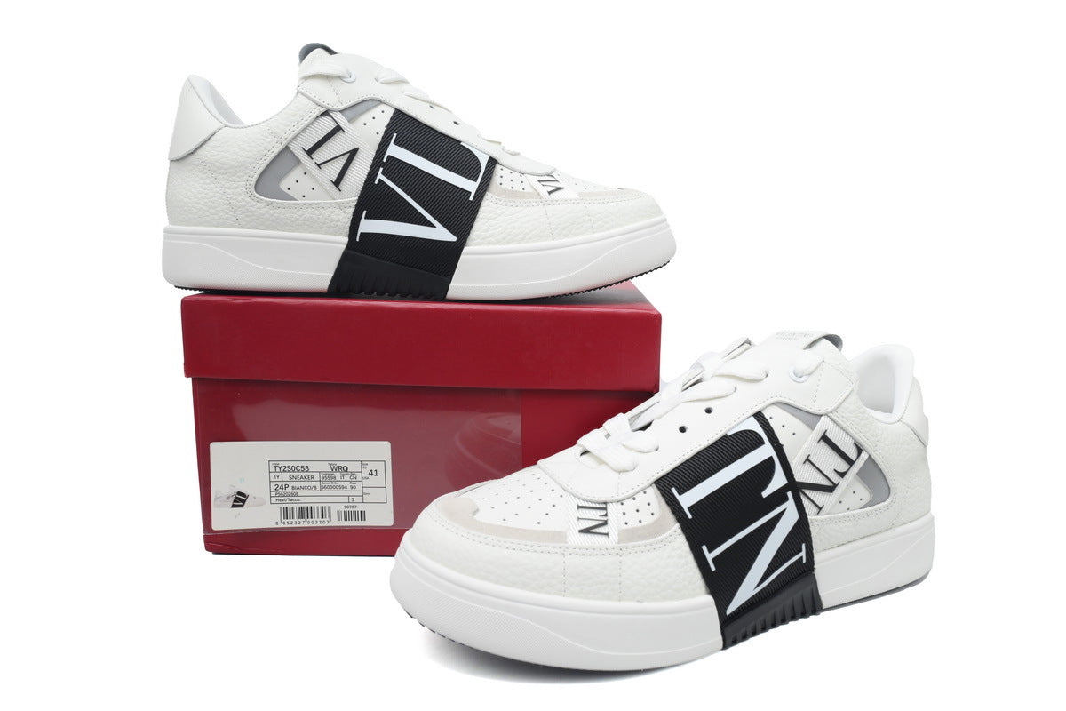 Valentino Garavani VL7N Low Sneakers – White & Black