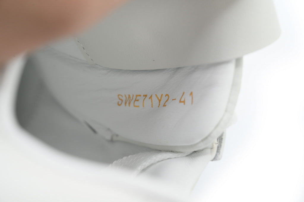Valentino Garavani VL7N White & Grey Calfskin Sneakers