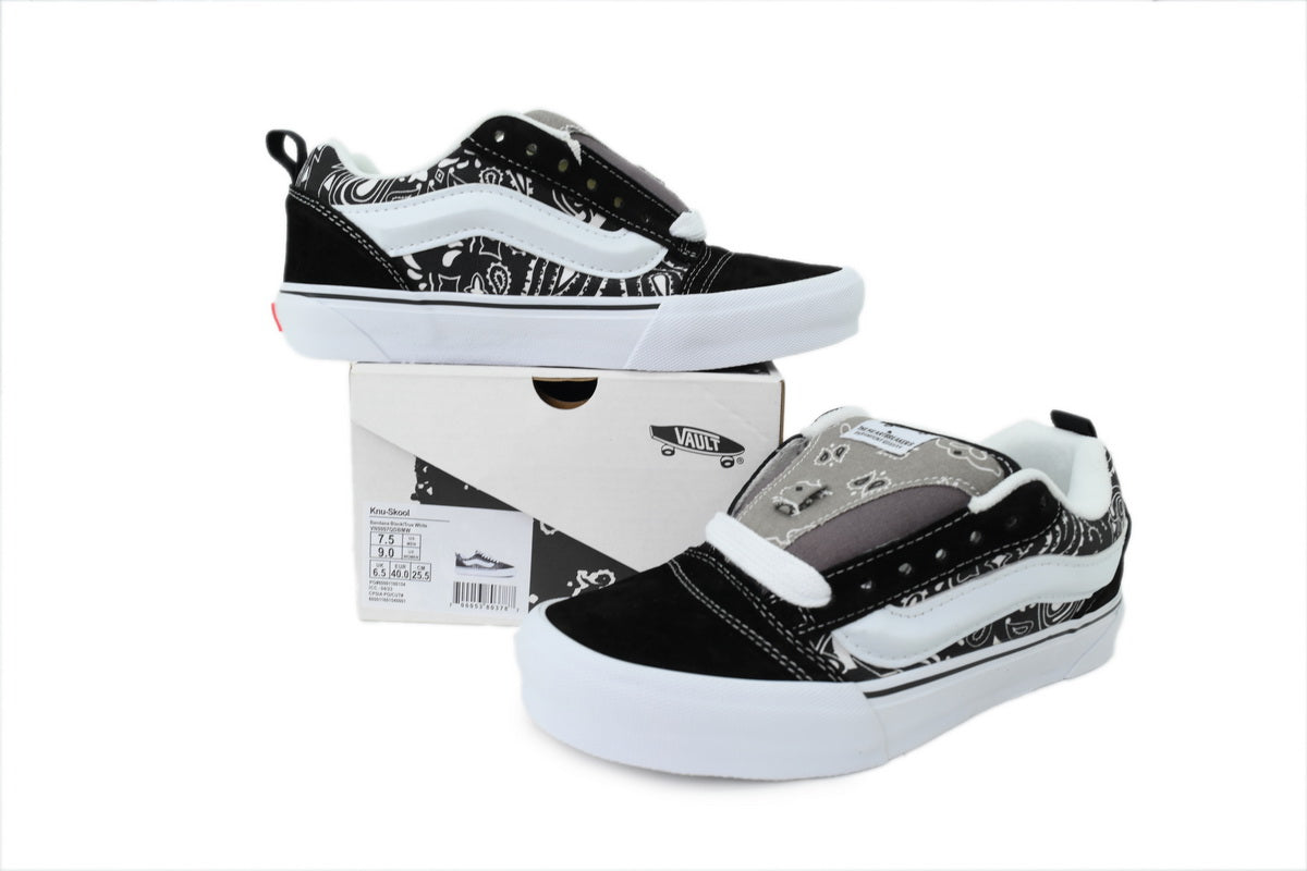 BEDWIN x Vans Knu Skool VLT LX Bandana Black Sneakers