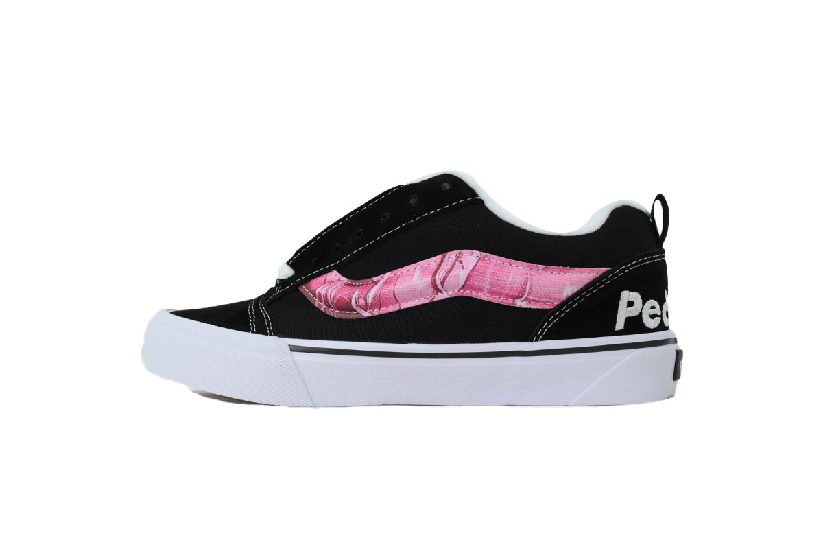 Peaches x Vans Knu Skool Black Pink Sneakers