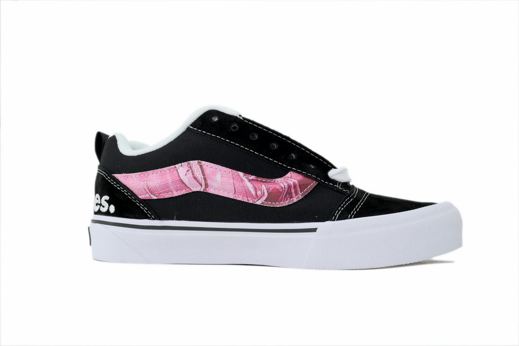 Peaches x Vans Knu Skool Black Pink Sneakers