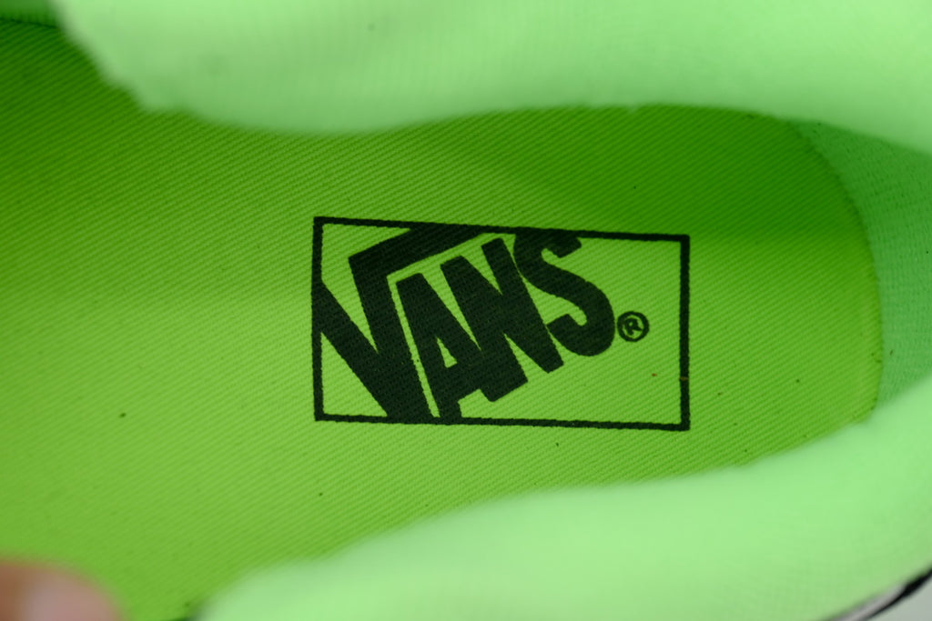 Vans Knu Skool Pop Outsole Black Green Suede Sneakers