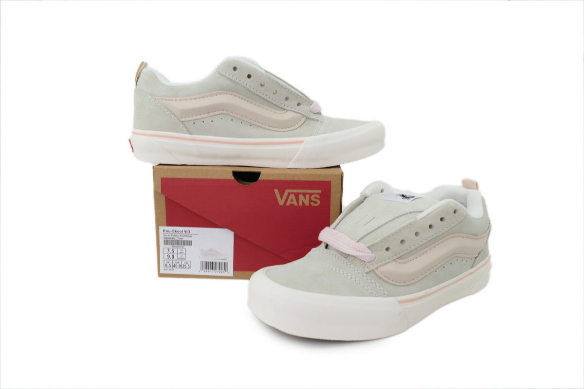 Vans Knu Skool Sorbet Pastel Pink Suede Sneakers