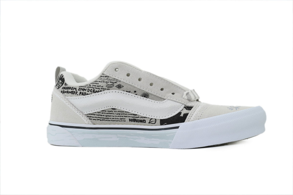 Vans x HIRONO Knu Skool White Black Sneakers