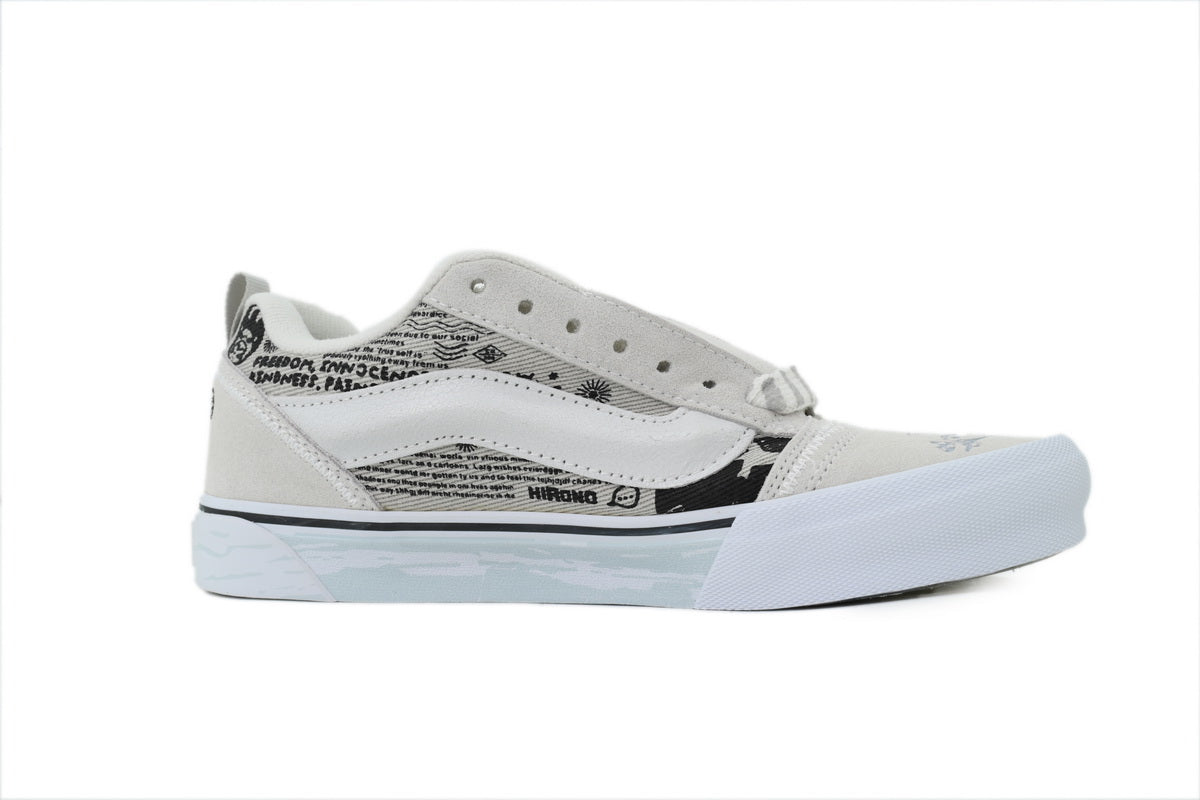 Vans x HIRONO Knu Skool White Black Sneakers
