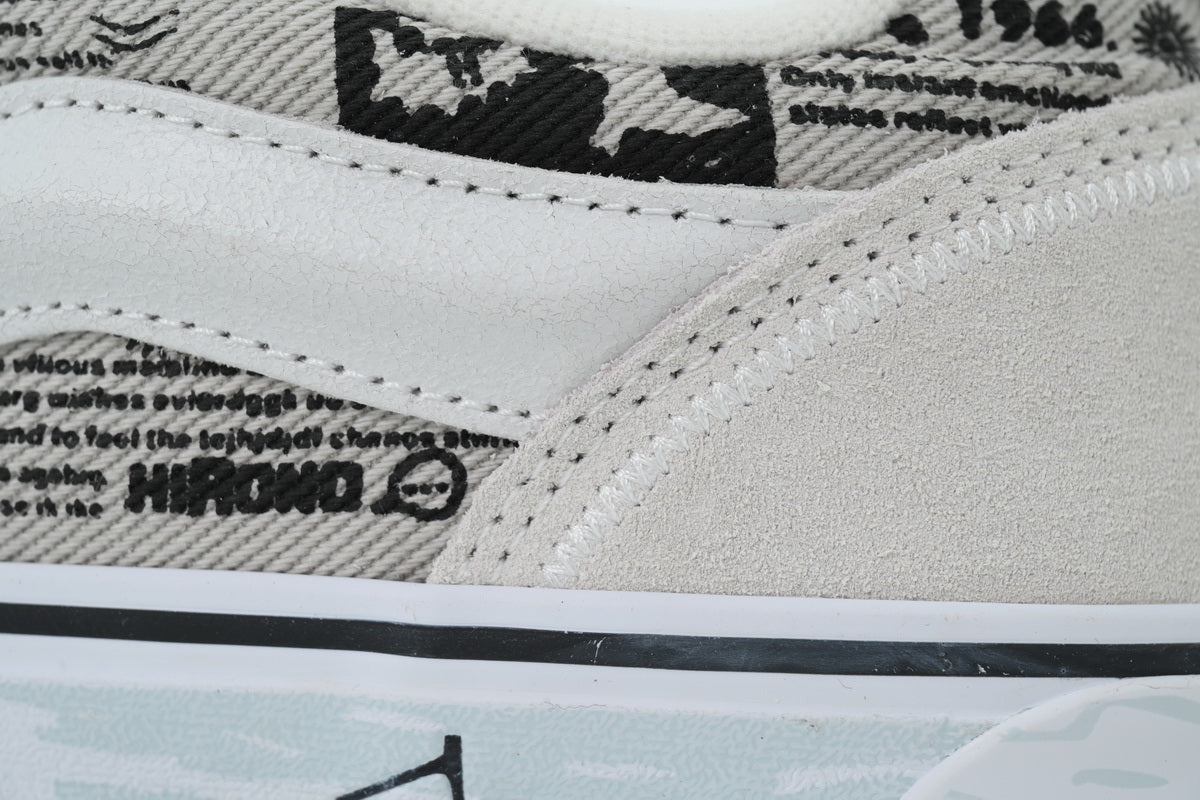 Vans x HIRONO Knu Skool White Black Sneakers