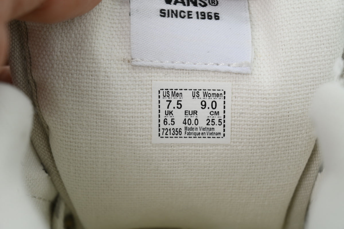 Vans x HIRONO Knu Skool White Black Sneakers