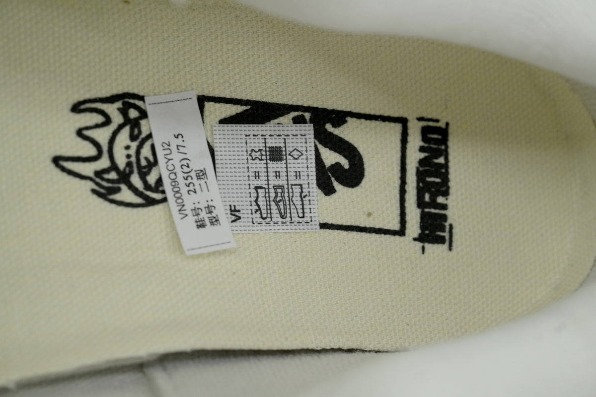Vans x HIRONO Knu Skool White Black Sneakers