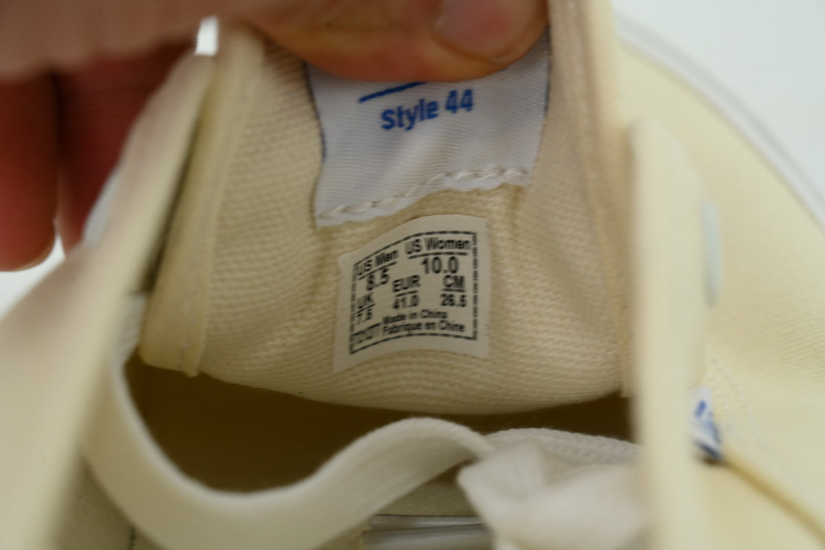 Vans Authentic 44 DX Off-White Canvas Sneakers