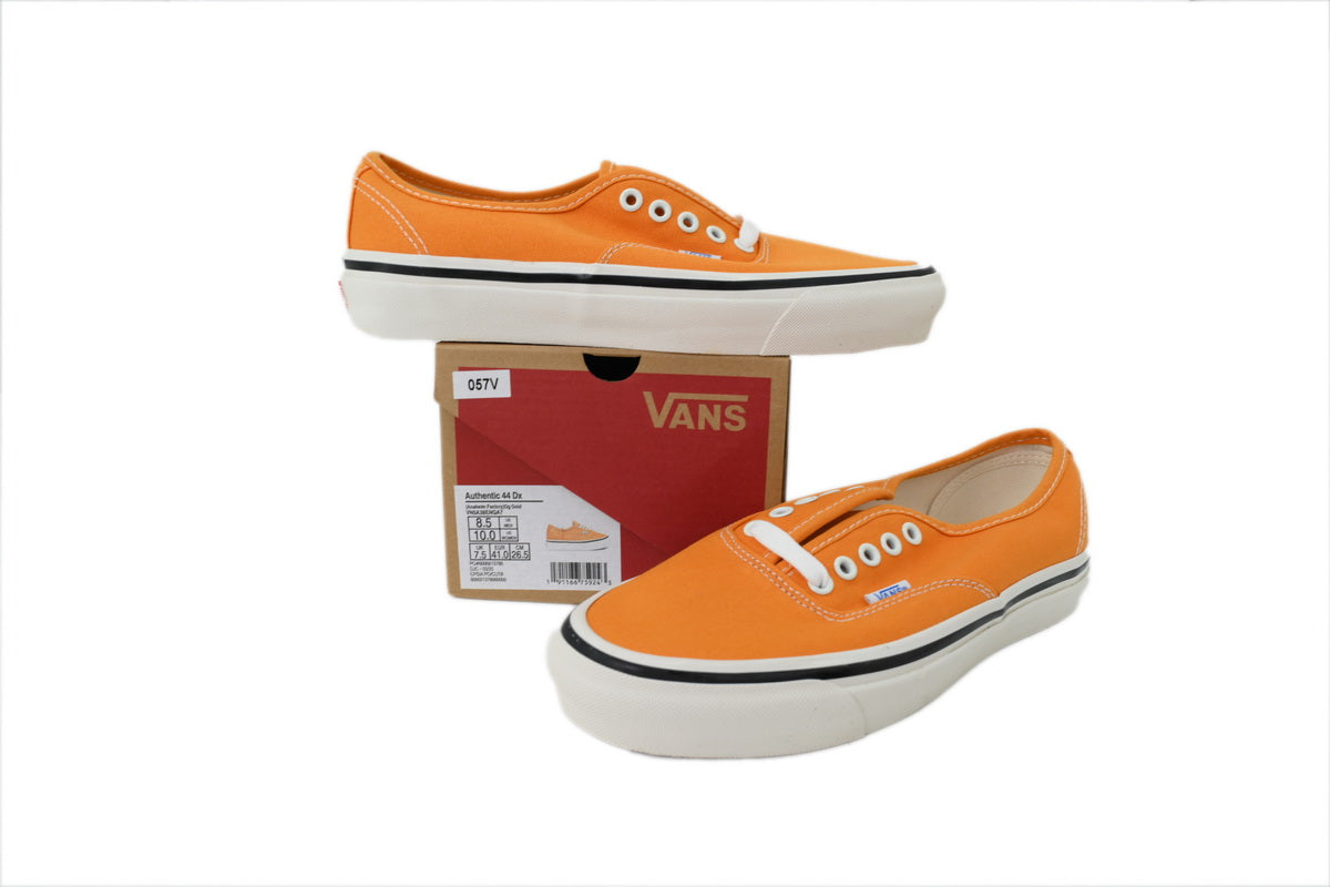 Vans Authentic 33 DX Gold Orange Canvas Sneakers