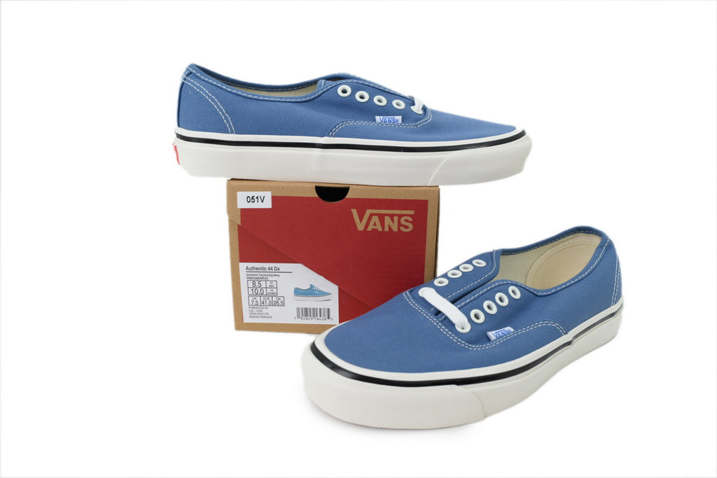 Vans Authentic 44 DX Anaheim Factory Navy Canvas Sneakers
