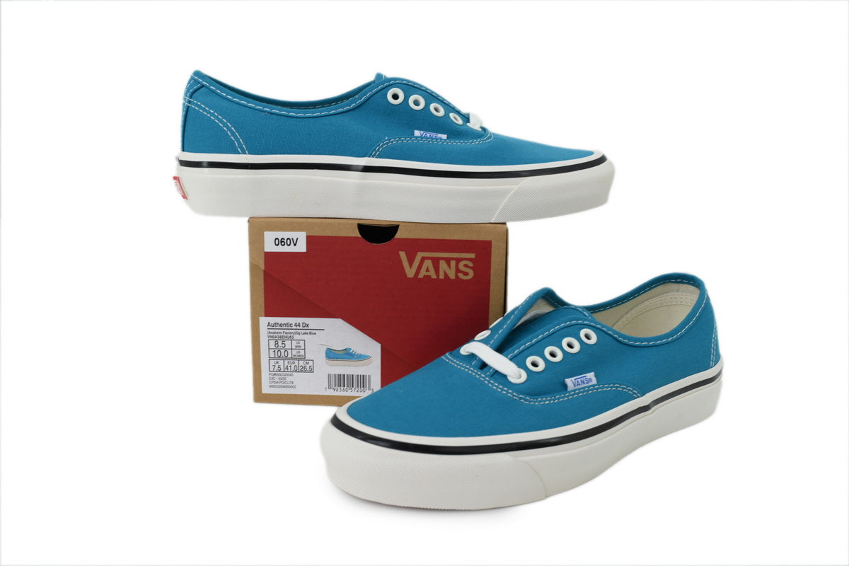 Vans Authentic 44 DX Lake Blue Canvas Sneakers