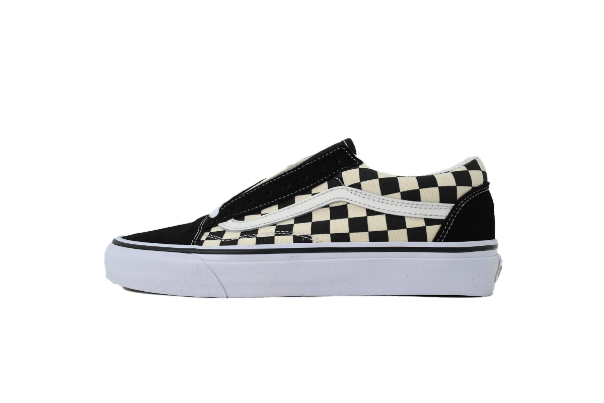 Vans Old Skool Primary Check Black White Sneakers