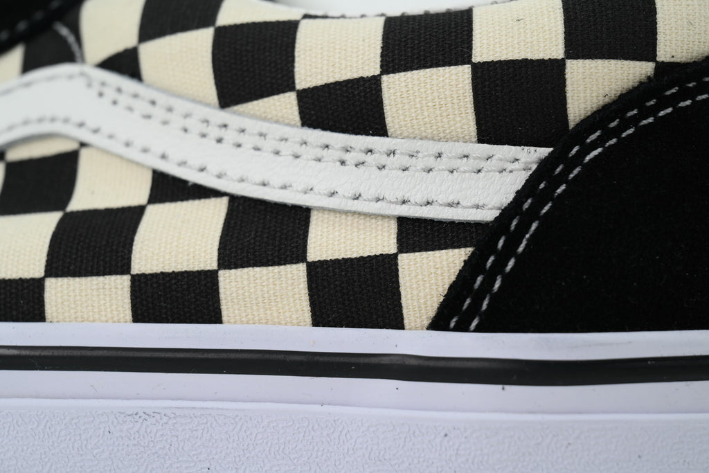 Vans Old Skool Primary Check Black White Sneakers