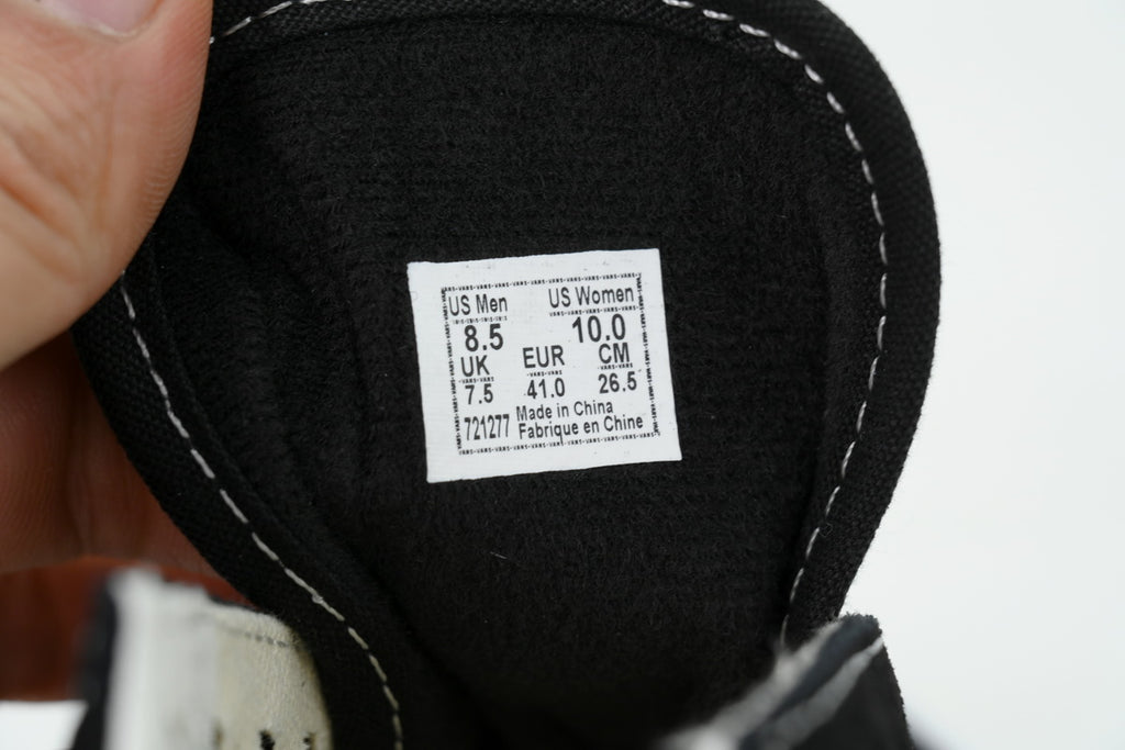 Vans Old Skool Primary Check Black White Sneakers