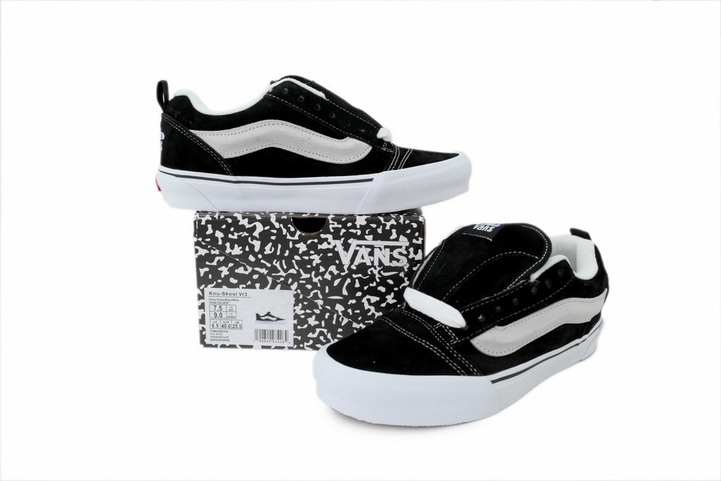 Imran Potato x Vans Knu Skool VR3 LX Black White Sneakers