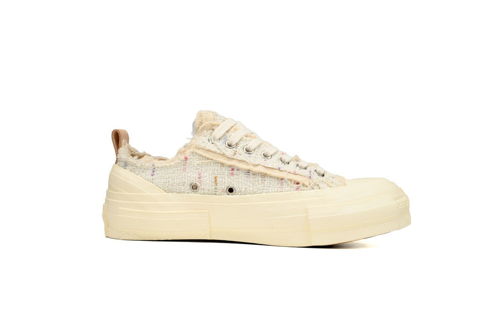 xVESSEL G.O.P. Lows White Tweed Sneakers