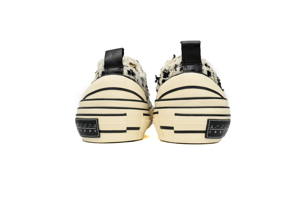 xVESSEL G.O.P. Lows Black Coarse Cloth Sneakers