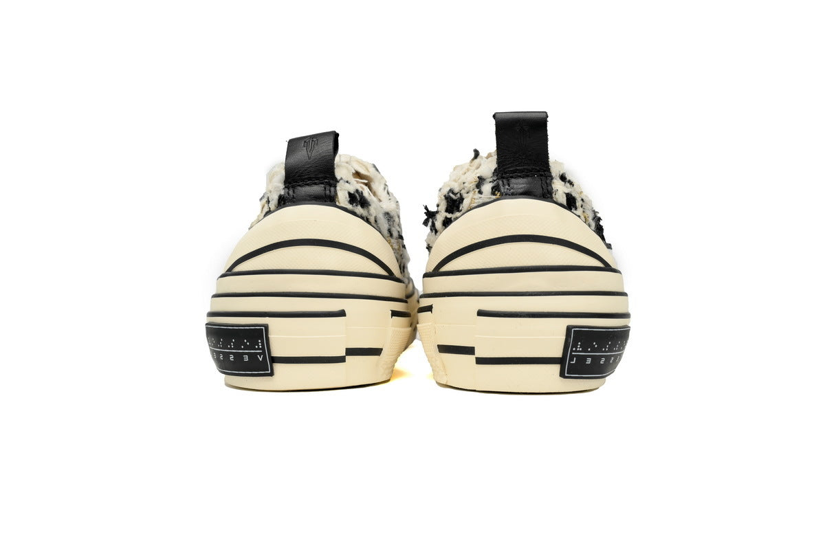 xVESSEL G.O.P. Lows Black Coarse Cloth Sneakers