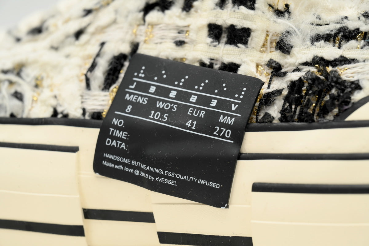 xVESSEL G.O.P. Lows Black Coarse Cloth Sneakers