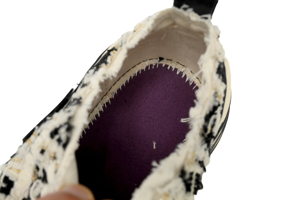 xVESSEL G.O.P. Lows Black Coarse Cloth Sneakers