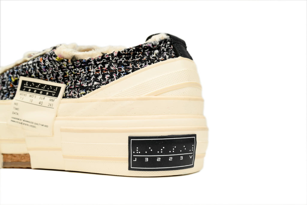 xVESSEL G.O.P. Lows Black Fragrant Powder Sneakers