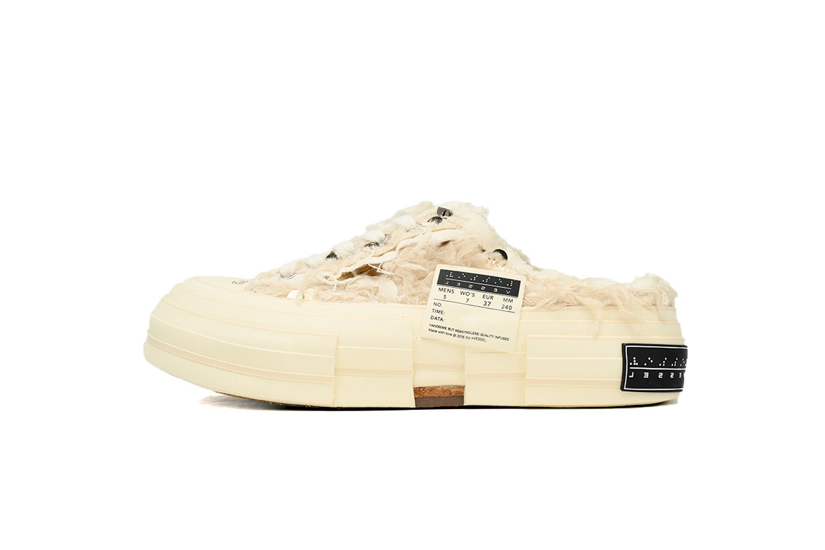 xVESSEL G.O.P. Lows Gold Sequins Canvas Sneakers