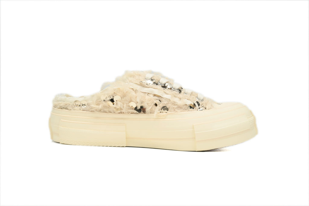 xVESSEL G.O.P. Lows Gold Sequins Canvas Sneakers