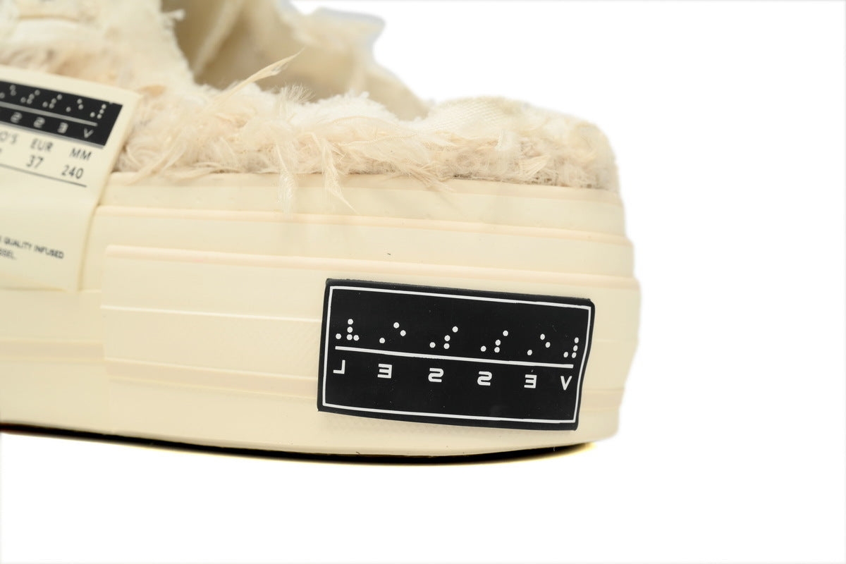 xVESSEL G.O.P. Lows Gold Sequins Canvas Sneakers