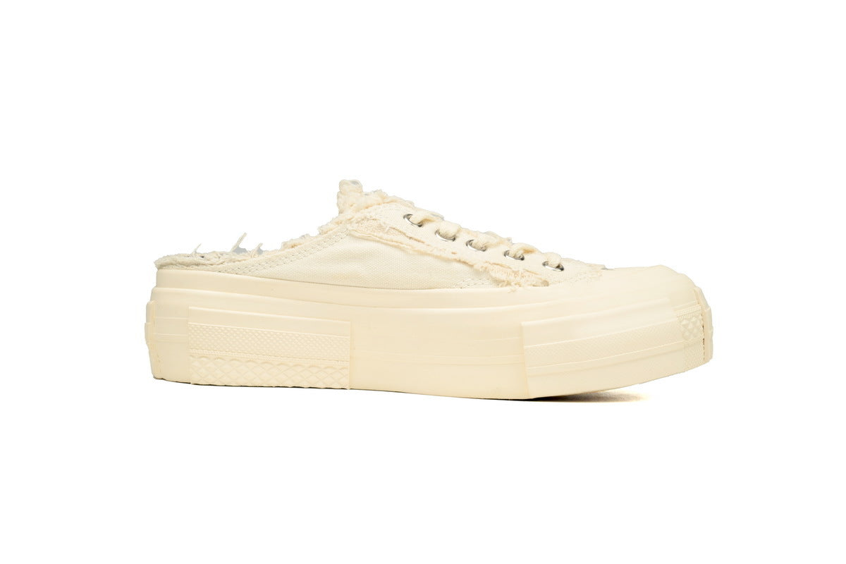 xVESSEL G.O.P. Slip On White Canvas Sneakers