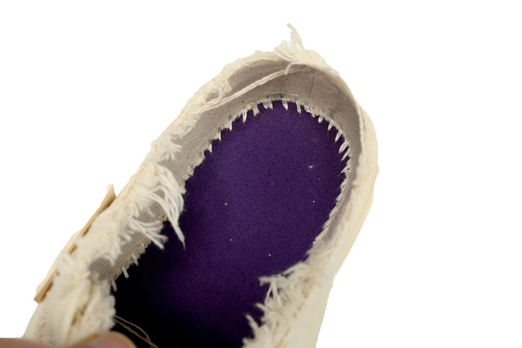 xVESSEL G.O.P. Slip On White Canvas Sneakers
