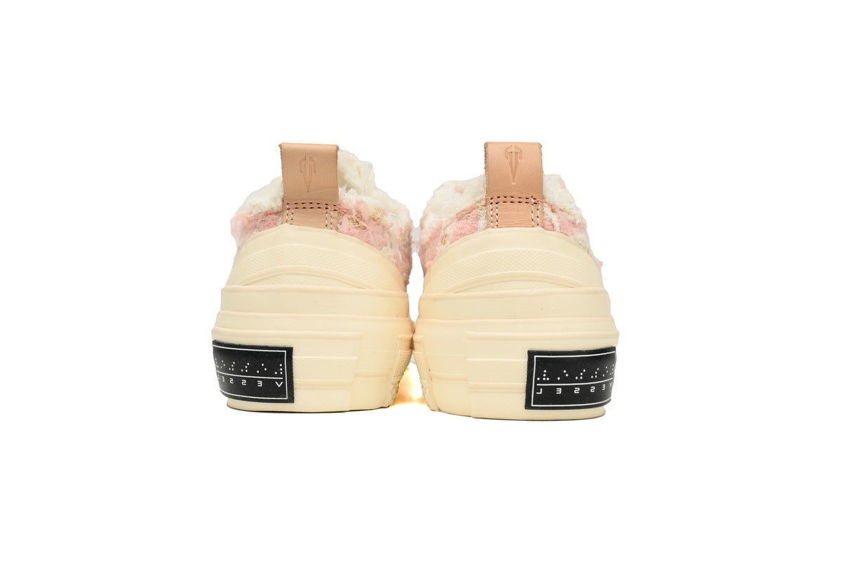 xVESSEL G.O.P. Lows Pink Mixed Tweed Sneakers