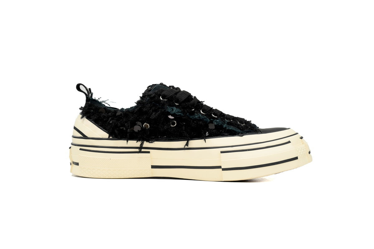 xVESSEL G.O.P. Lows Black Sequins Sneakers