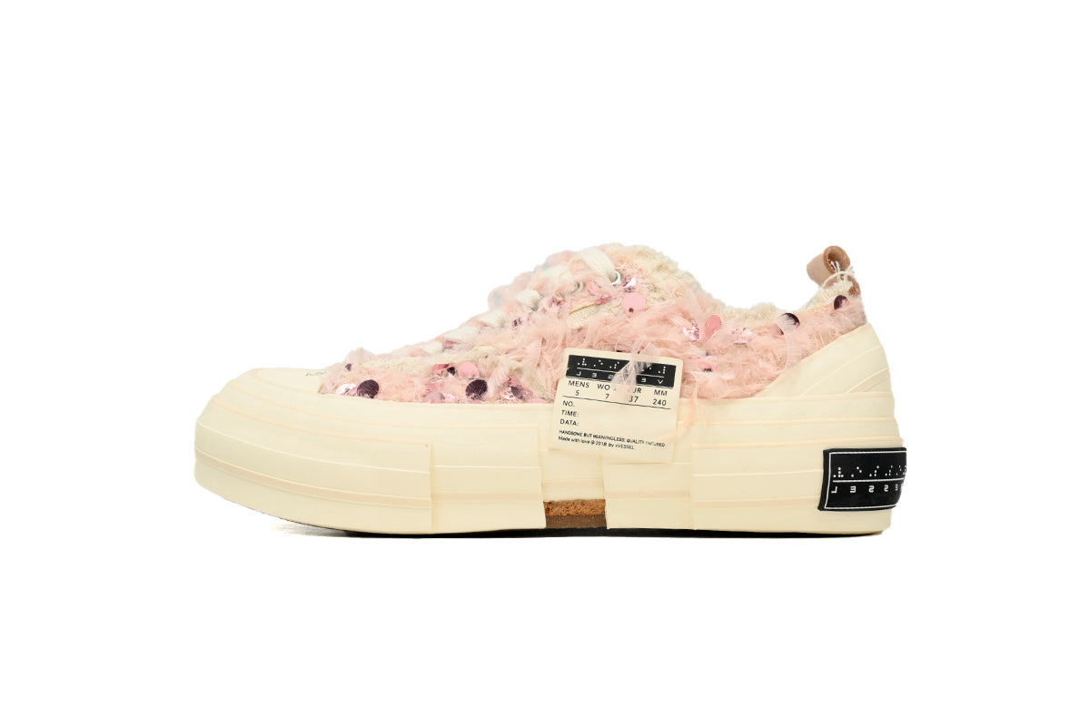 xVESSEL G.O.P. Lows Pink Sequins Sneakers