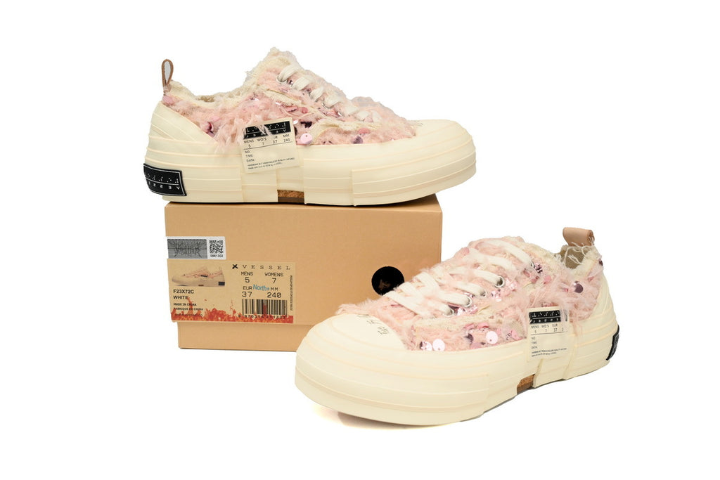 xVESSEL G.O.P. Lows Pink Sequins Sneakers