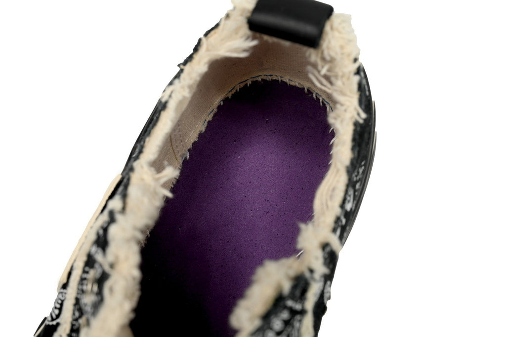 xVESSEL G.O.P. Lows Black and White Bandanna Sneakers