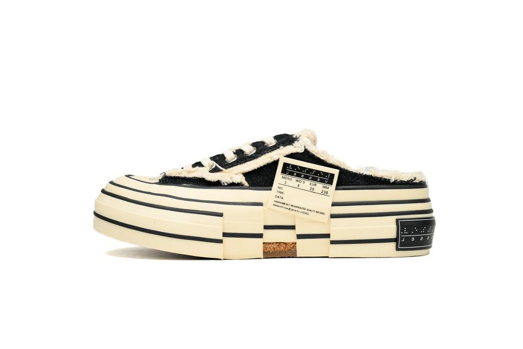 xVESSEL G.O.P. Lows Night Glow Black and White Mules