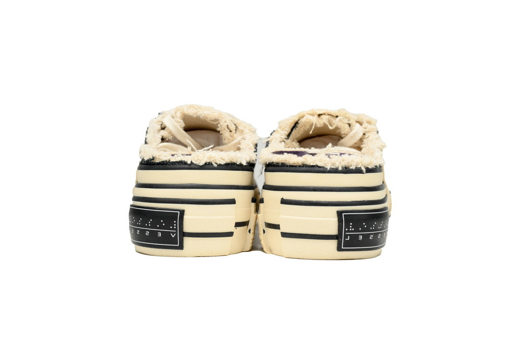 xVESSEL G.O.P. Lows Night Glow Black and White Mules