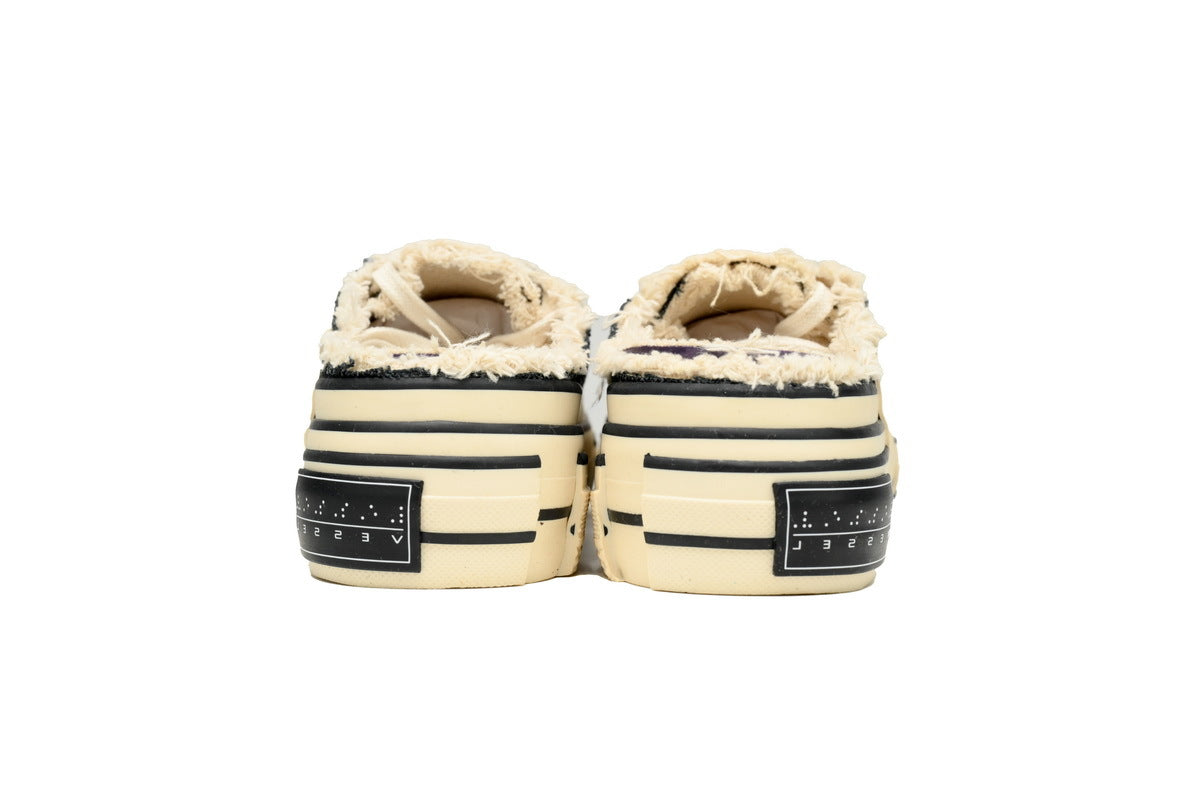 xVESSEL G.O.P. Lows Night Glow Black and White Mules