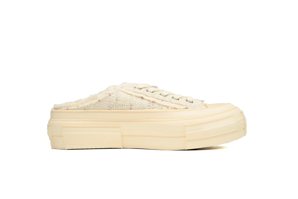 xVESSEL G.O.P. Slip On White Tweed Sneakers