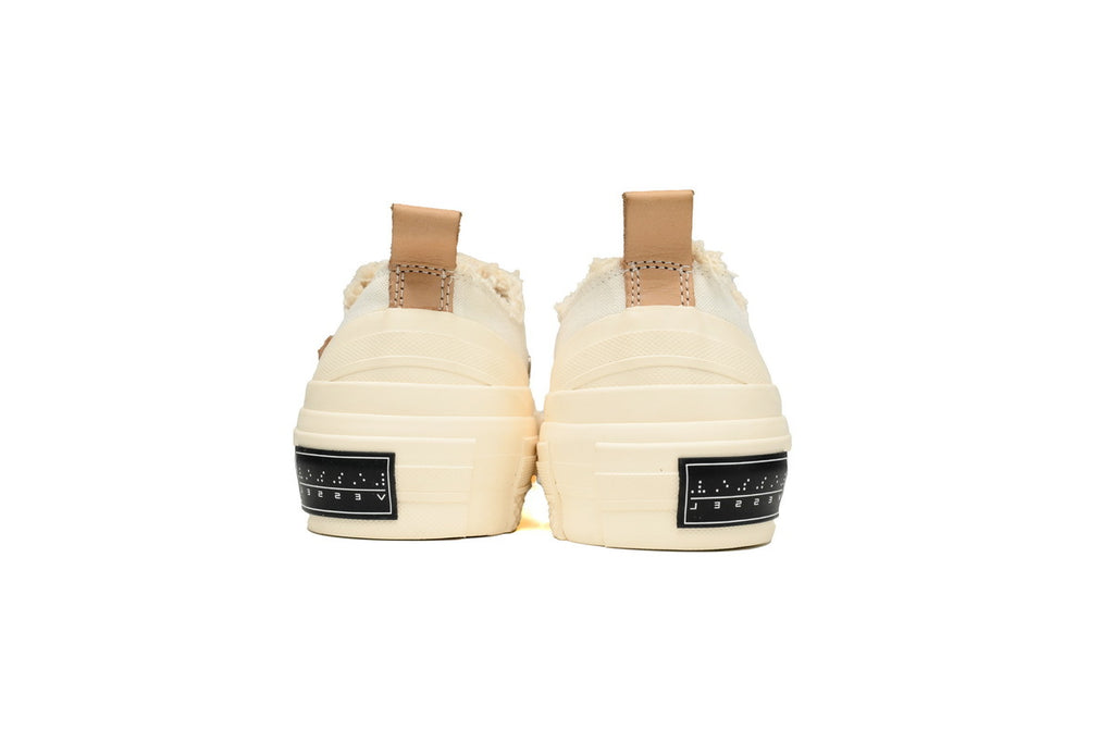 xVESSEL G.O.P. Lows Classic All White Canvas Sneakers